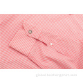 Garment Dyed Shirt Latest Designs Stripe Mens Casual Shirts Manufactory